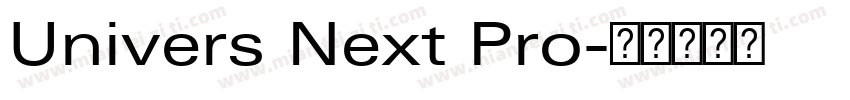 Univers Next Pro字体转换